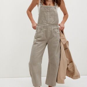 GOOD LUCK BARREL OVERALLS COBBLESTONE